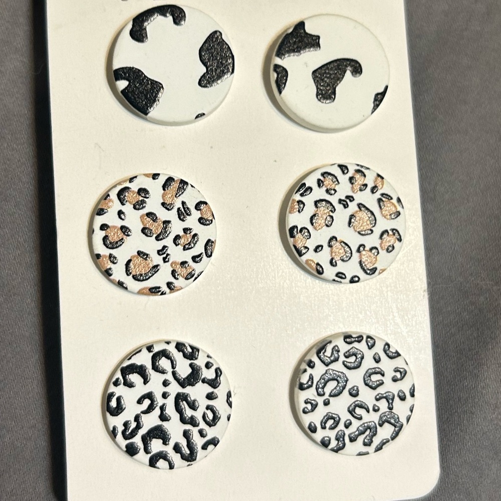 Animal Print Earrings